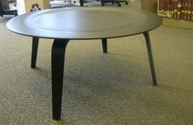 Eames molded plywood coffee table
