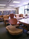 Bikini chair in the BE library designed by Wendell Lovett