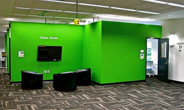 Research Commons Green Alcove
