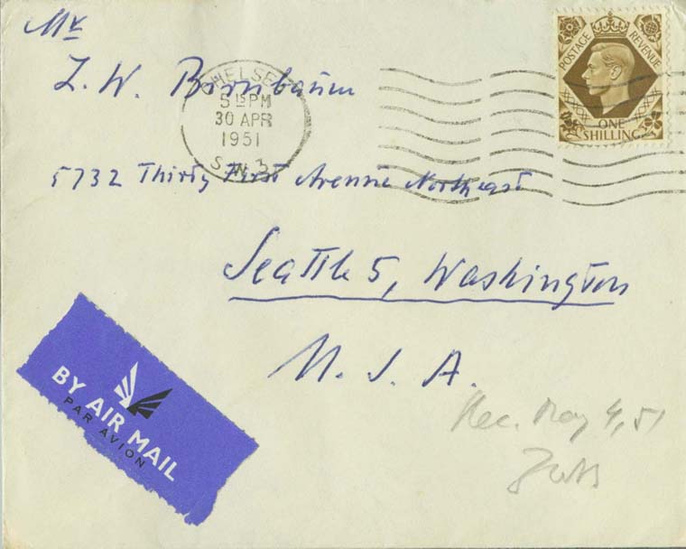 IV.26.1951 envelope